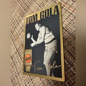 Tom Gola Hall of Fame Gold Card 1994 Action Packed NBA Legend